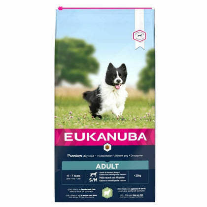 Eukanuba Small & Medium Breed Adult - Lamb & Rice