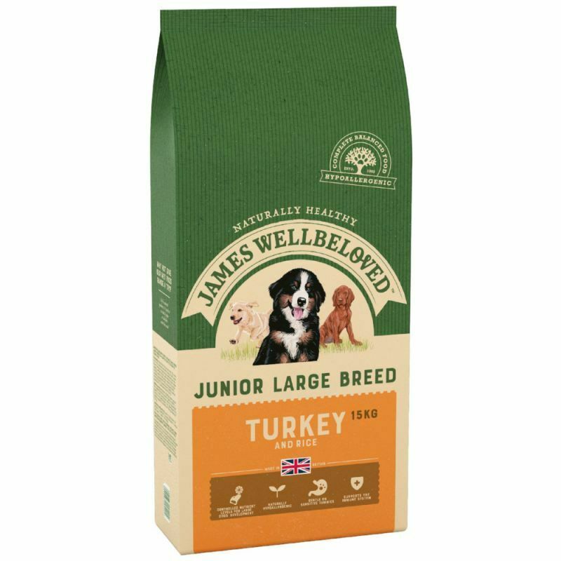 James Wellbeloved Junior Large Breed - Turkey & Rice
