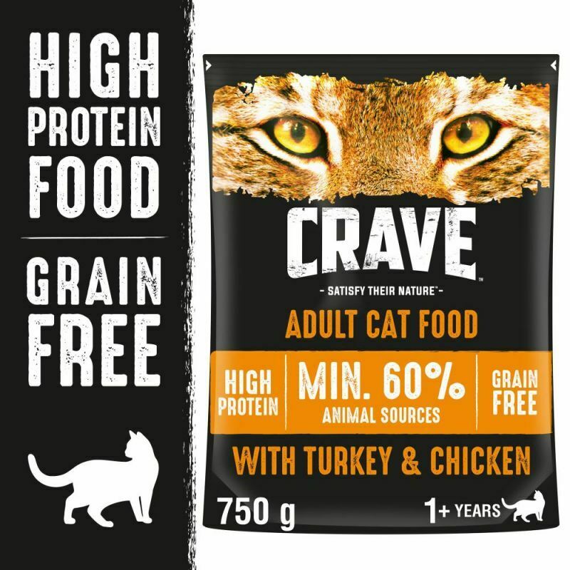 Crave Adult Turkey & Chicken Dry Cat Food