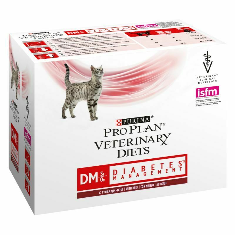Purina Pro Plan Veterinary Diets Feline DM Diabetes Management - Beef