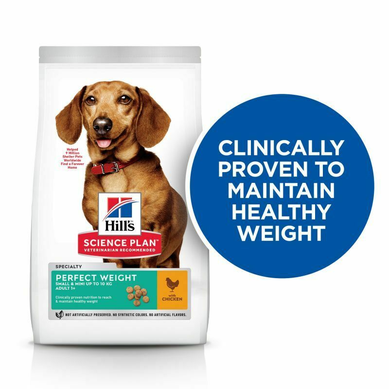 Hill's Science Plan Adult 1+ Perfect Weight Small & Mini with Chicken