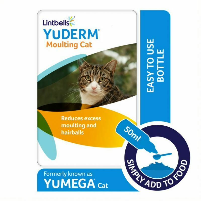 Lintbells YuDERM Moulting Cat Supplement