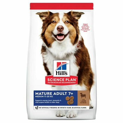 Hill’s Science Plan Mature Adult 7+ Medium with Lamb & Rice