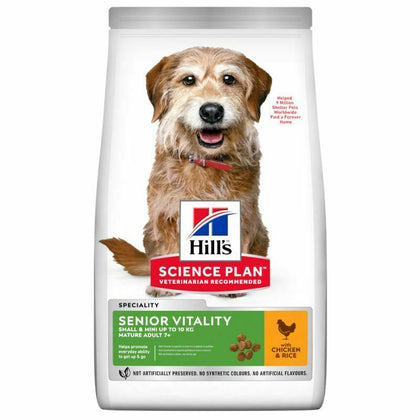 Hill's Science Plan Mature Adult Senior Vitality 7+ Small & Mini with Chicken