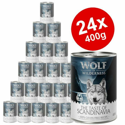 Wolf of Wilderness The Taste of Saver Pack 24 x 400g