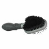 The FURminator Curry Comb for dogs has moulded rubber teeth which stimulate the