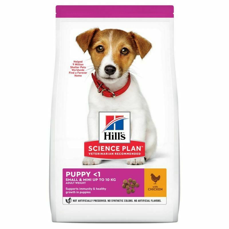 Hill’s Science Plan Puppy 1 Small & Mini with Chicken