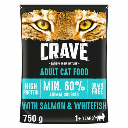 Crave Adult Salmon & Whitefish Dry Cat Food