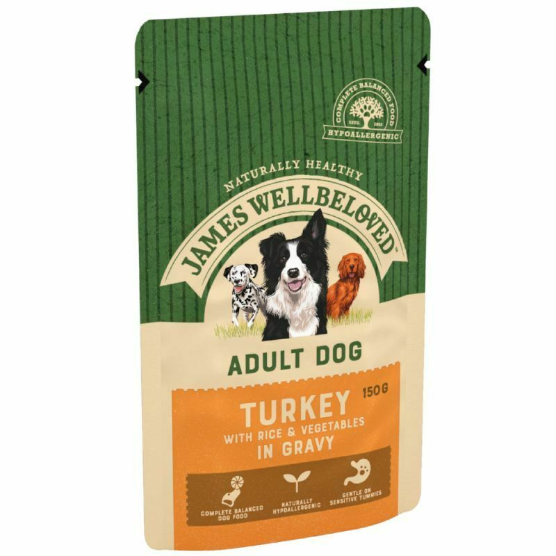 James Wellbeloved Adult Pouches - Turkey with Rice