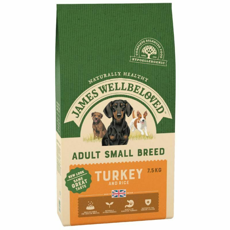 James Wellbeloved Adult Small Breed - Turkey & Rice