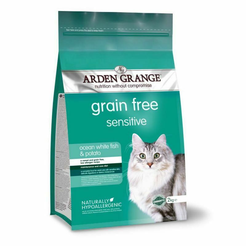 Arden Grange Sensitive Ocean White Fish & Potato - Adult Cat