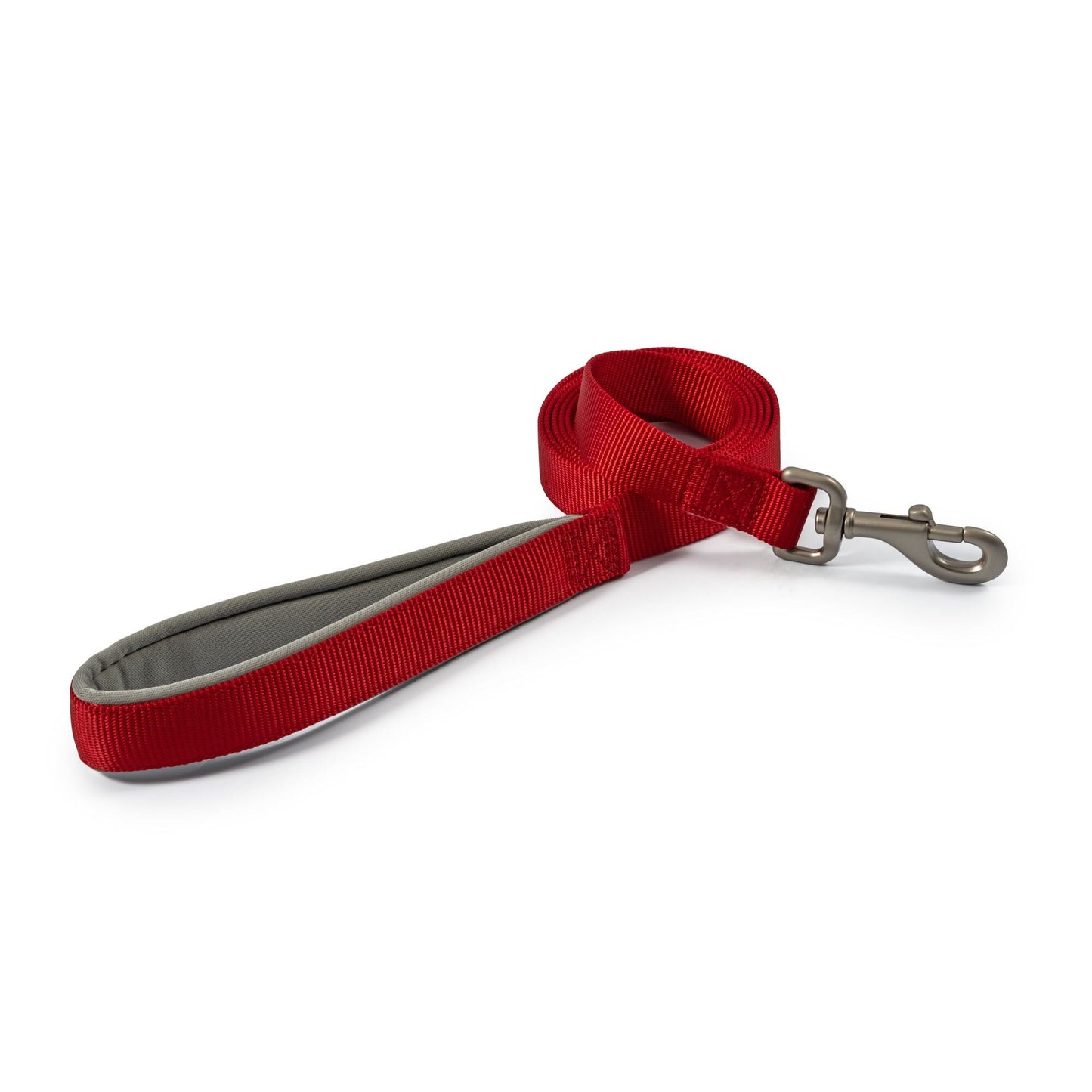 Ancol Viva Padded Nylon Snap Lead Red 75kg 100 x 2.5cm x 1