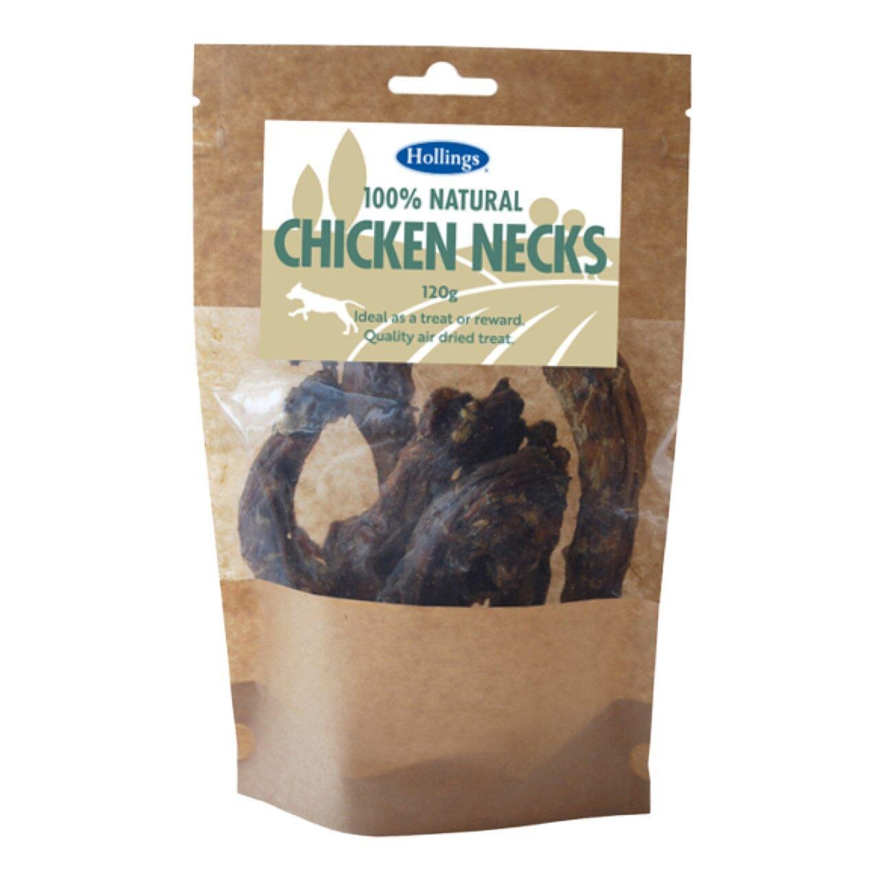 Hollings 100% Natural Chicken Necks 120g