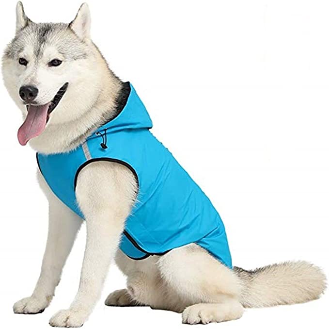 Dog Raincoat Jumpsuit Rain Coat for Dogs Pet Cloak Labrador Waterproof Windproof Golden Retriever Jacket Clothes