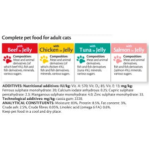 Felix As Good As It Looks Adult Wet Cat Food in Jelly - Favourites Selection