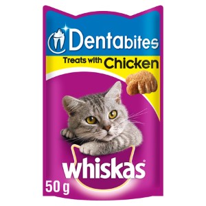 Whiskas Dentabites Chicken 50g