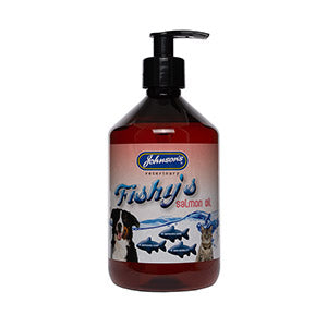 Johnson's Fishy's Dog and Cat Salmon Oil Supplement 500ml