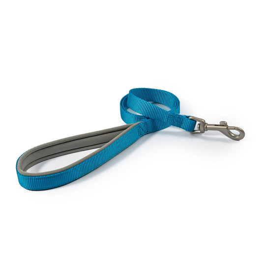 Ancol Viva Padded Nylon Snap Lead Blue 50kg 100 x 1.9cm x 1