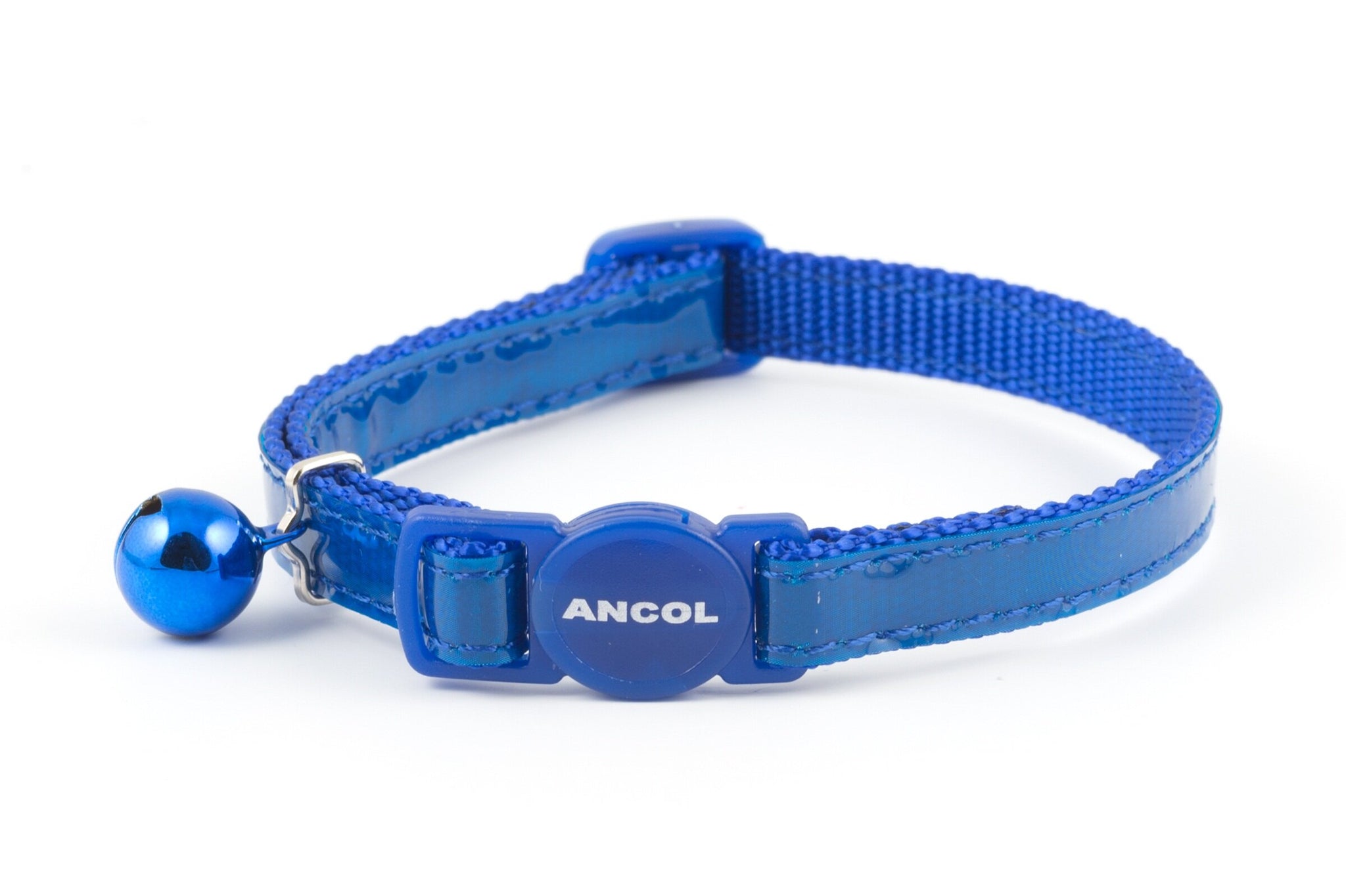 Ancol Gloss Reflective Cat Collar - Blue