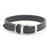 Ancol Leather Collar Studded Black - Size 2