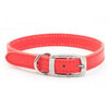 Ancol Leather Collar Red - Size 4