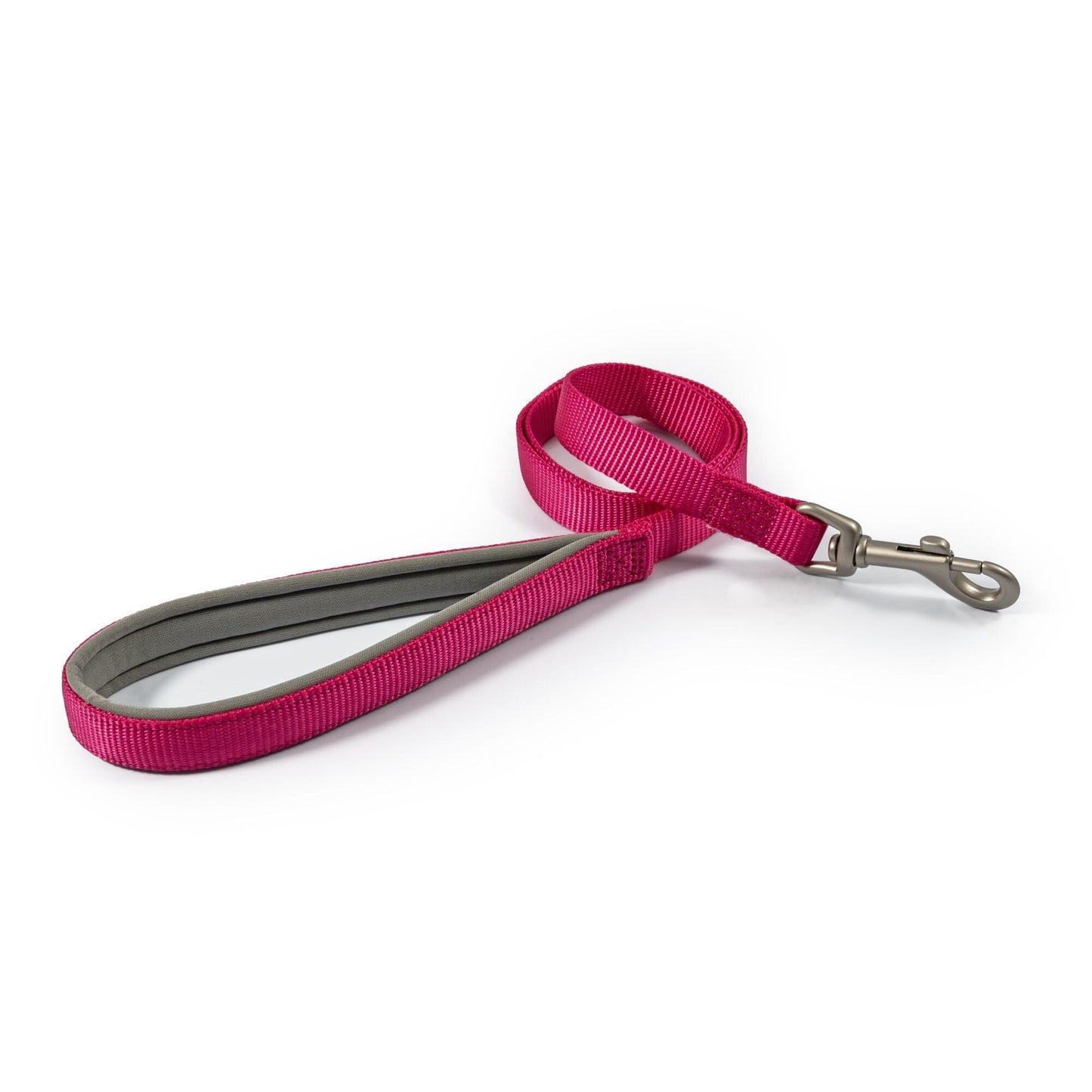 Ancol Viva Padded Nylon Snap Lead Pink 50kg 100 x 1.9cm