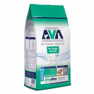 AVA Veterinary Approved Optimum Health Large Breed Junior Dry Dog Food Chicken 2kg