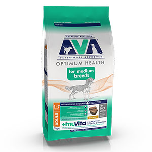 AVA Veterinary Approved Optimum Health Medium Breed Adult Dry Dog Food Chicken 2kg