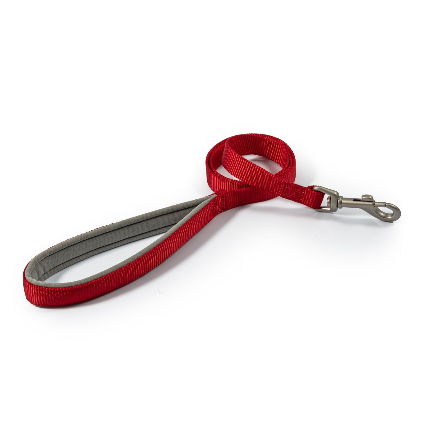 Ancol Viva Padded Nylon Snap Lead Red 20kg 1m x 1.2cm x 1