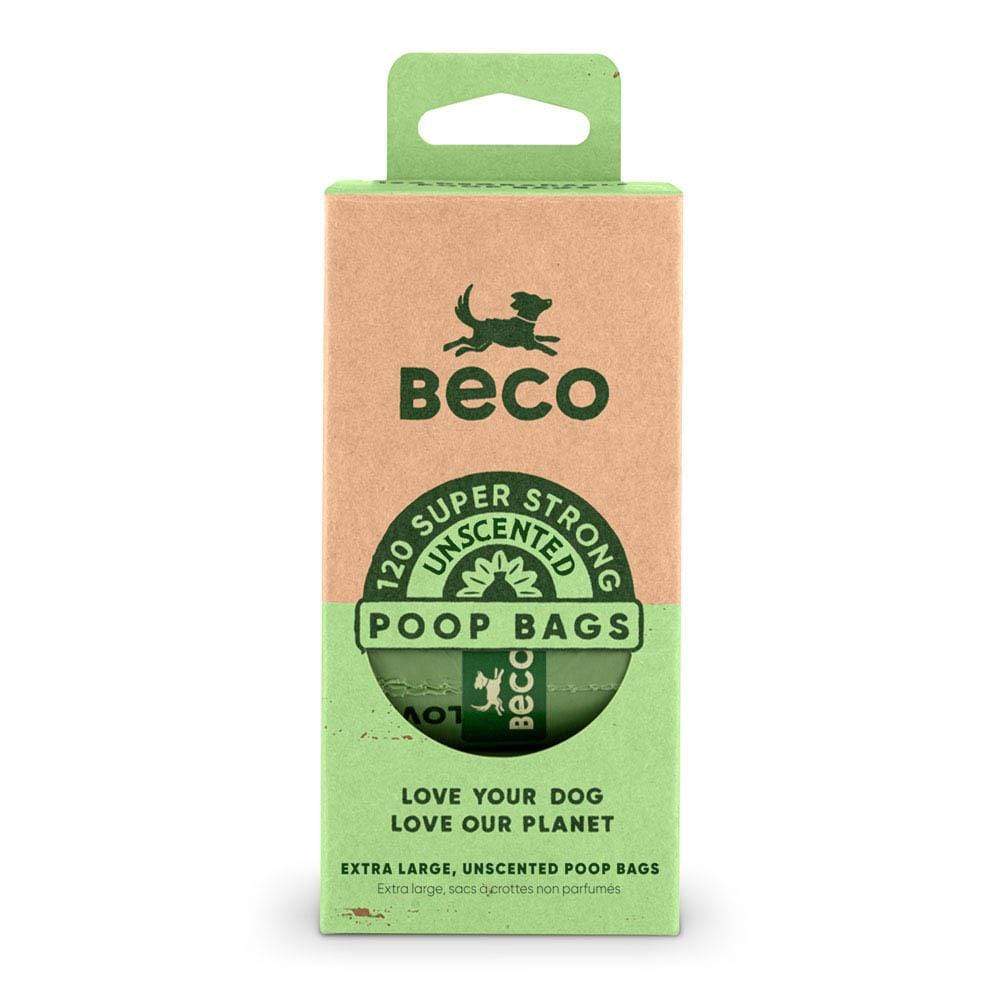 BECO PETS DEGRADABLE UNSCENTED DOG POOP BAGS
