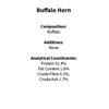 Buffalo Horn Standard