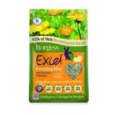 Burgess Excel Feeding Hay with Dandelion & Marigold