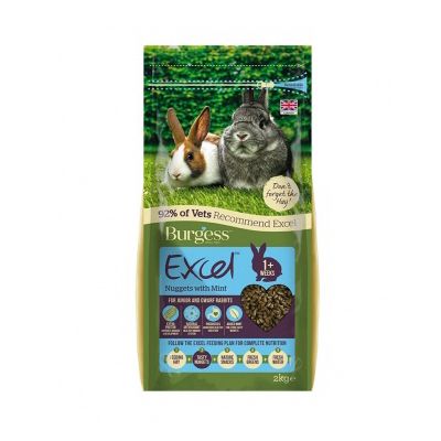 Burgess Excel Junior & Dwarf Rabbit Nuggets with Mint