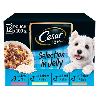 Cesar Selection in Jelly 12 x 100g