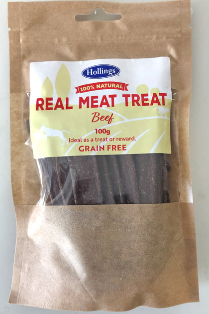 Hollings Meat Treat Beef 100g