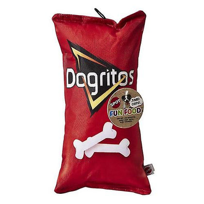 Spot Fun Food Dogritos Chips Plush Dog Toy, 1 count (Pack of 1)