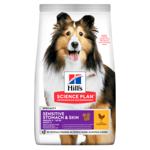 Hills Science Plan Adult Dog Sensitive Med Dry Chicken 14kg
