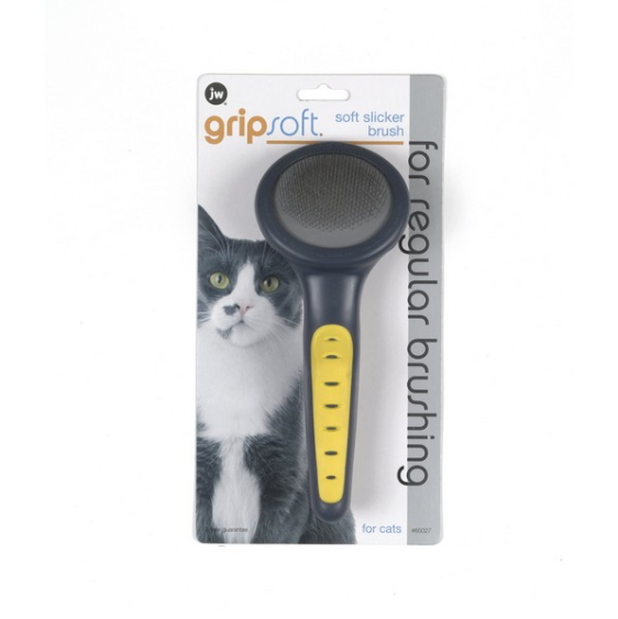 JW Gripsoft Grooming Cat Slicker Brush