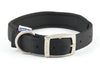 Ancol Viva Padded Nylon Buckle Collar Black S/M 35-43cm