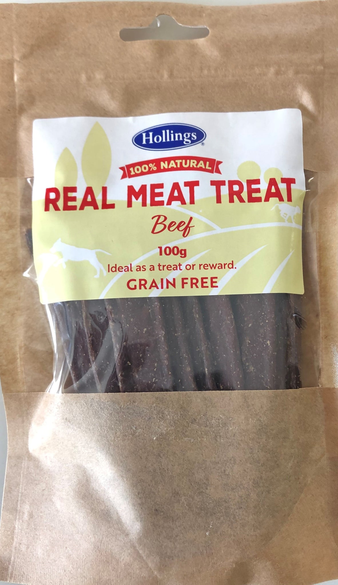 Hollings Meat Treat Beef 100g