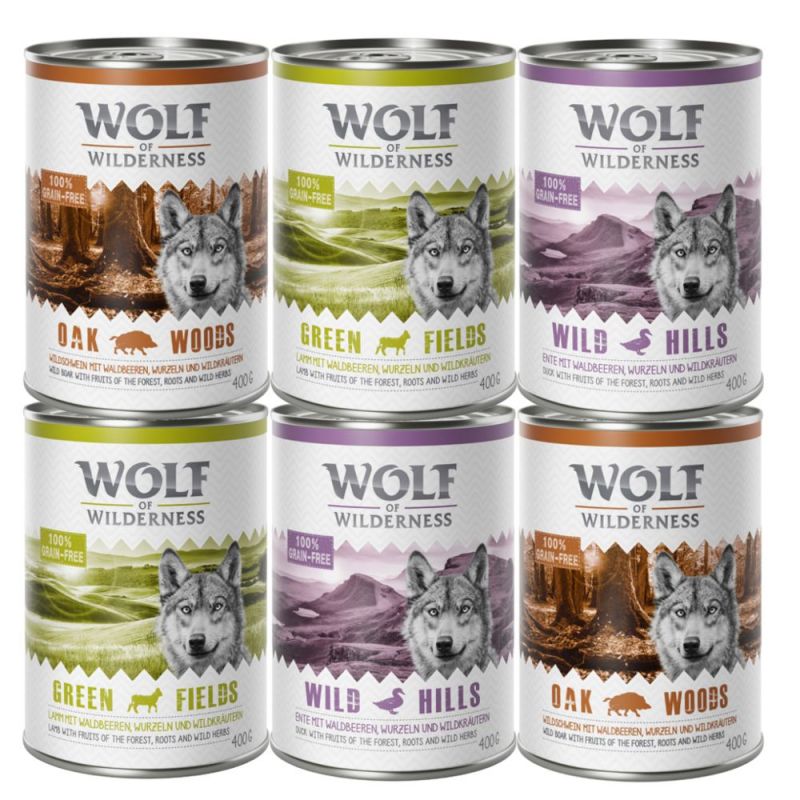 Wolf of Wilderness Adult Classic Saver Pack 24 x 400g