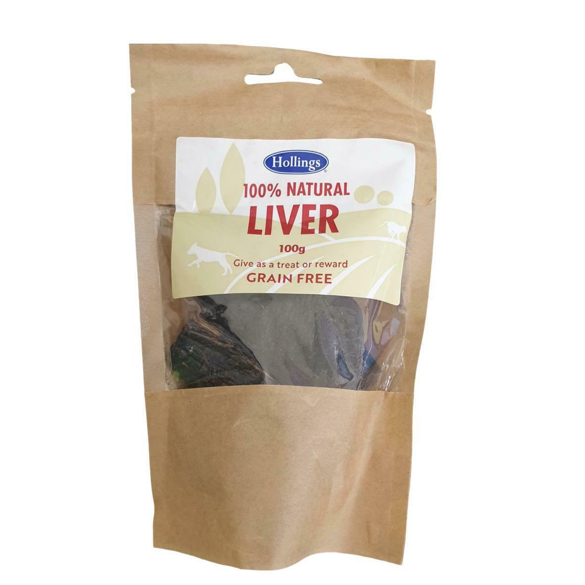 Hollings Pure Beef Liver 100g