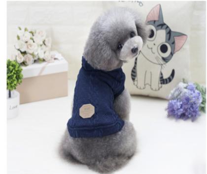 Pet Puppy Dog Winter Hoodie Coat Jumpsuit Outdoor Clothes Warm Knitted Sweater Petsraw