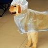 Pet Dog Puppy Waterproof PVC Clear Transparent Rain Coat Hooded Vest Jacket Petsraw