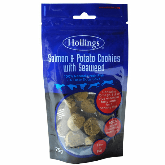 Hollings Salmon Potato & Seaweed Cookies 75g