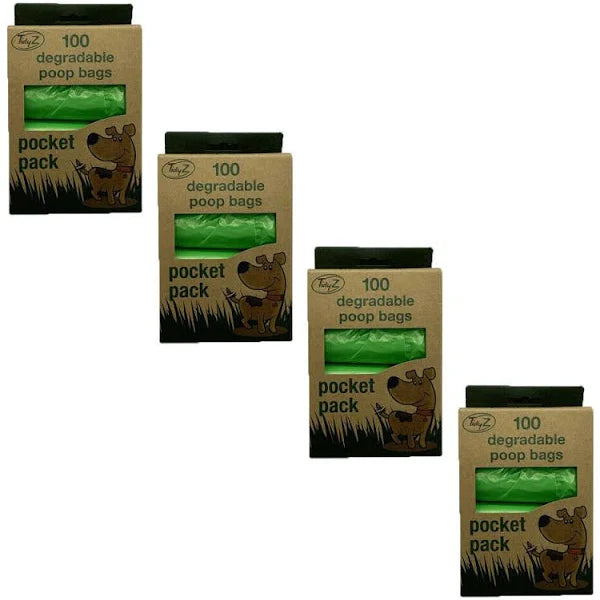 TidyZ Doggy Bags Degradable 100 Pack