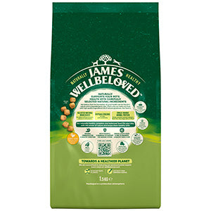 James Wellbeloved Grain Free Small Breed Dry Adult Dog Food Turkey 1.5kg