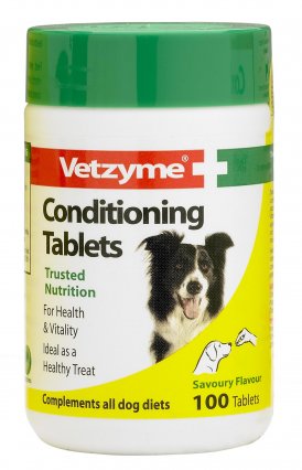 Vetzyme Conditioning Tablets (Dogs) 100's