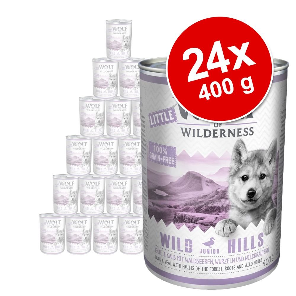Little Wolf of Wilderness Saver Pack 24 x 400g